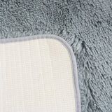 Modern Soft PV Plush Furry Area Rug - Non-Slip Fuzzy Shag - Floor Carpet for Bedroom, Living Room, Nursery - Solid Color