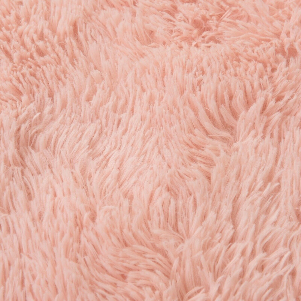 Modern Soft PV Plush Furry Area Rug - Non-Slip Fuzzy Shag - Floor Carpet for Bedroom, Living Room, Nursery - Solid Color
