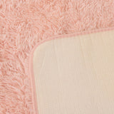 Modern Soft PV Plush Furry Area Rug - Non-Slip Fuzzy Shag - Floor Carpet for Bedroom, Living Room, Nursery - Solid Color