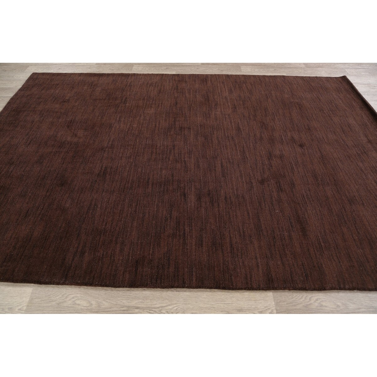 Modern Solid Gabbeh Oriental Home Decor Area Rug Wool Hand-Knotted - 6'4" x 9'2"
