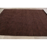 Modern Solid Gabbeh Oriental Home Decor Area Rug Wool Hand-Knotted - 6'4" x 9'2"