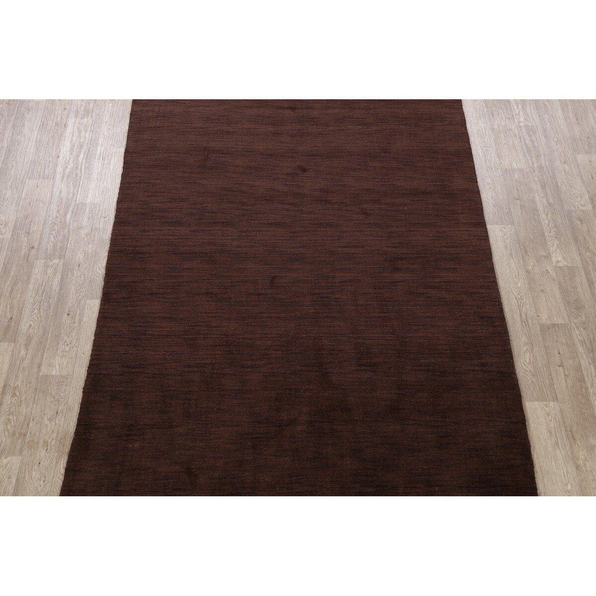 Modern Solid Gabbeh Oriental Home Decor Area Rug Wool Hand-Knotted - 6'4" x 9'2"