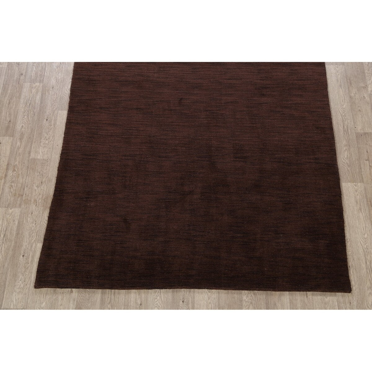 Modern Solid Gabbeh Oriental Home Decor Area Rug Wool Hand-Knotted - 6'4" x 9'2"