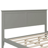 Modern Solid Wood Queen Platform Bed