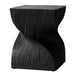 Onyx Square Side Table in Fiberstone Modern Accent Side Table for Indoor and Outdoor