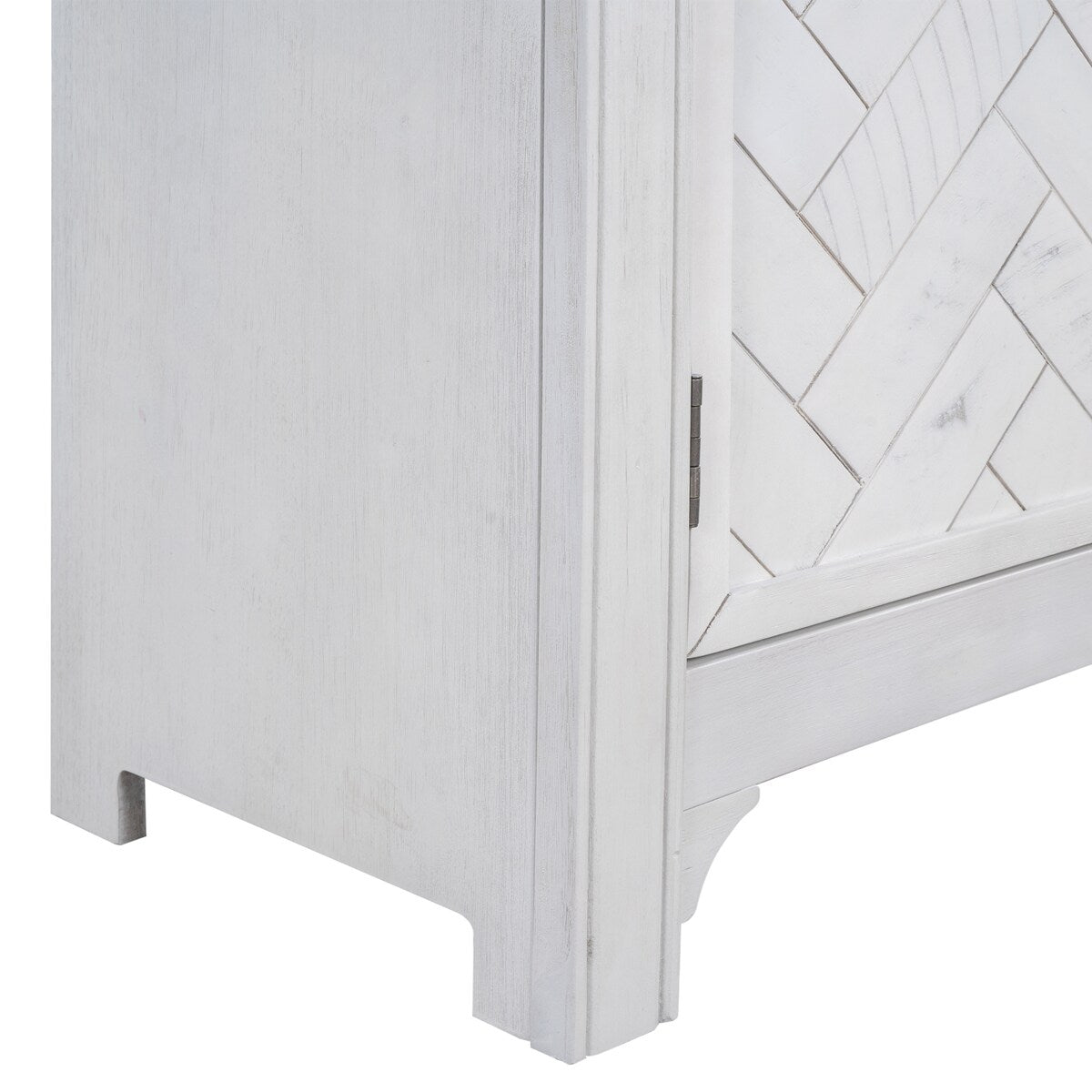 Modern Storage Sideboard Buffet Cabinet with 2-Doors, Adjustable Shelves