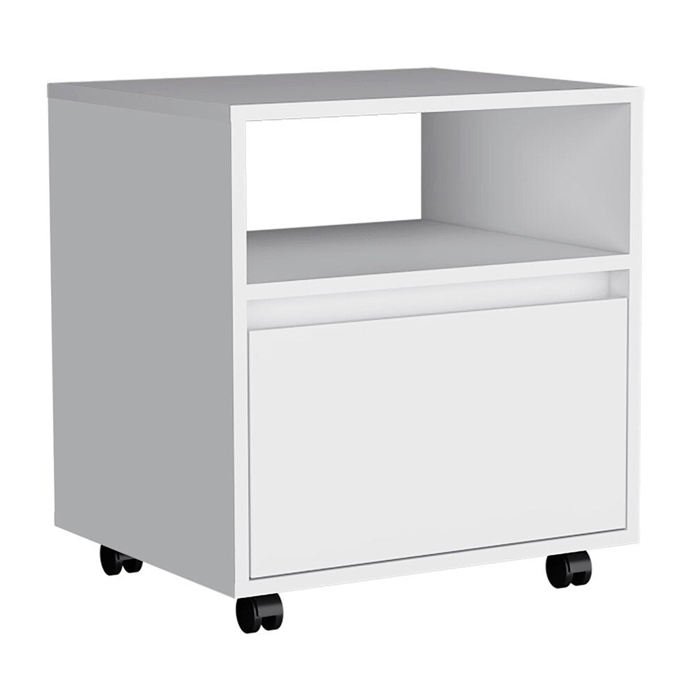 Modern Style Bedroom Nightstand With One Drawer