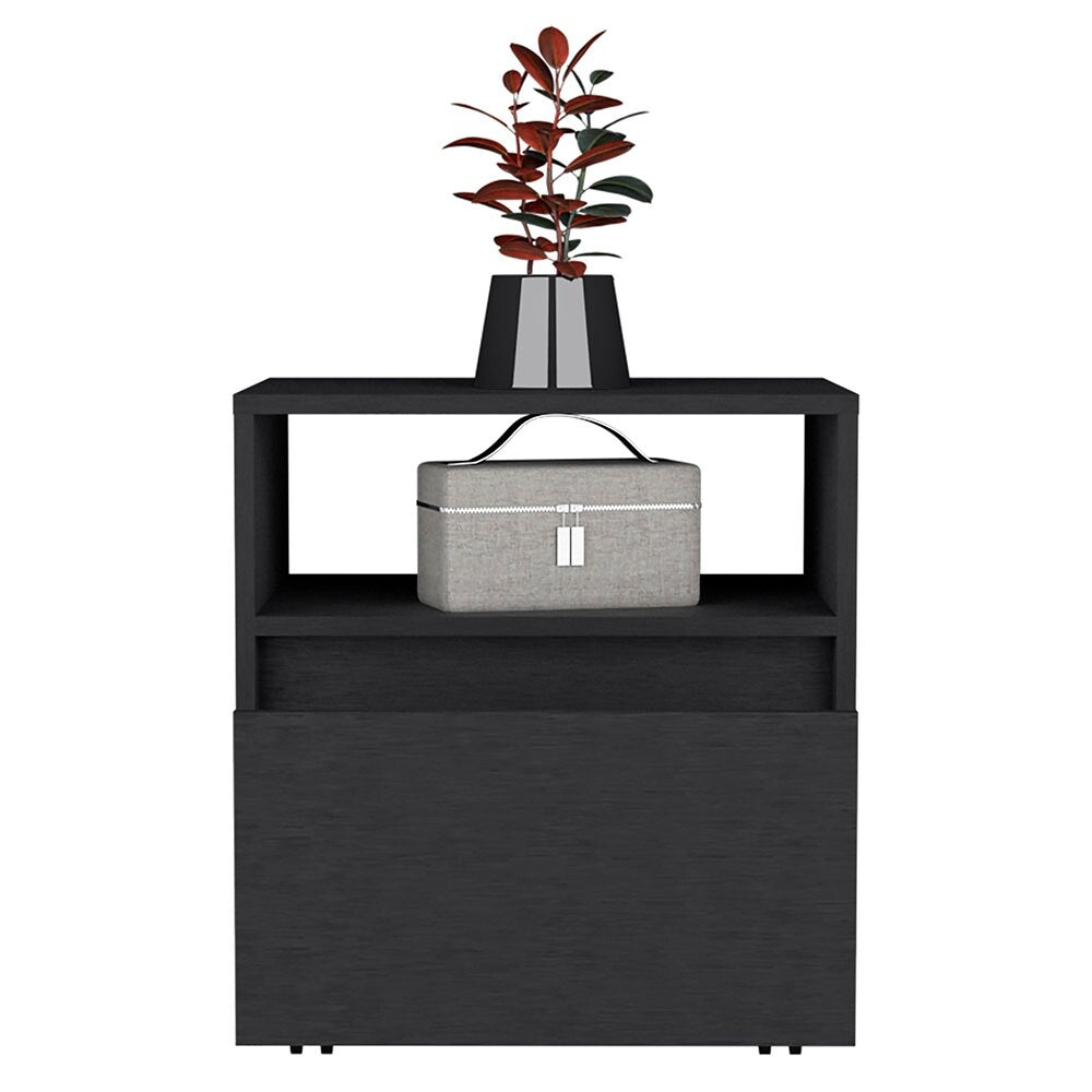 Modern Style Bedroom Nightstand With One Drawer
