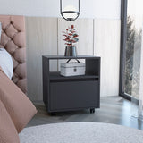 Modern Style Bedroom Nightstand With One Drawer