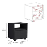 Modern Style Bedroom Nightstand With One Drawer