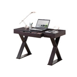 Modern Style Desk With a Drawer and Funky X-legs,Suitable for Home Study, Company Office and other Places