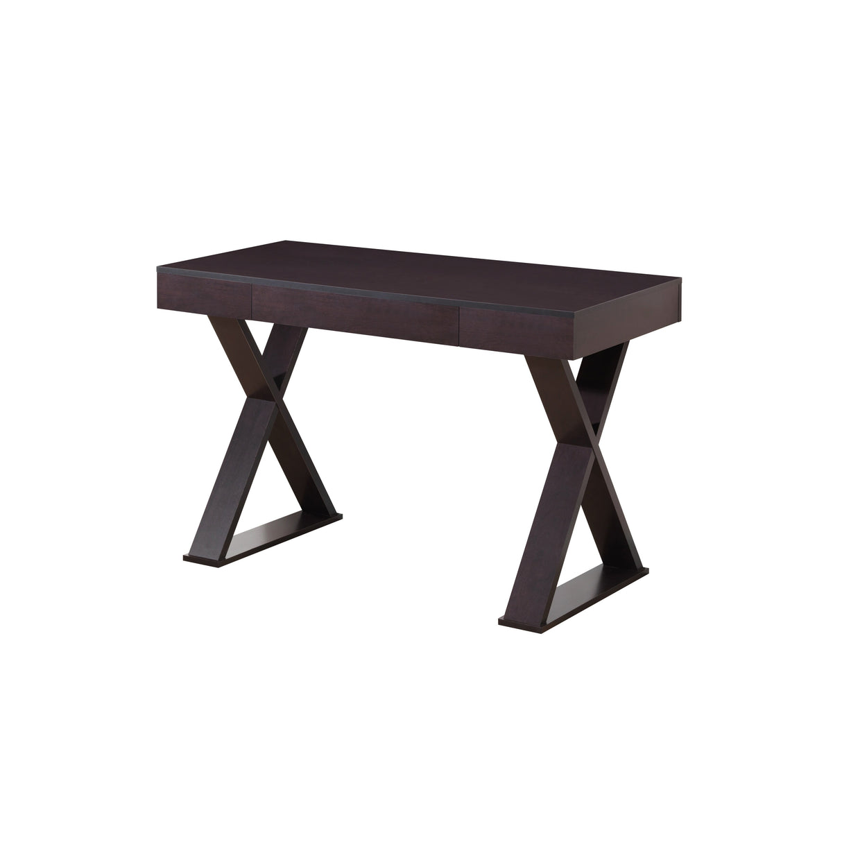 Modern Style Desk With a Drawer and Funky X-legs,Suitable for Home Study, Company Office and other Places