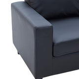 Modern Style Loveseat PU Leather Upholstered Couch Furniture for Home or Office (Loveseat)