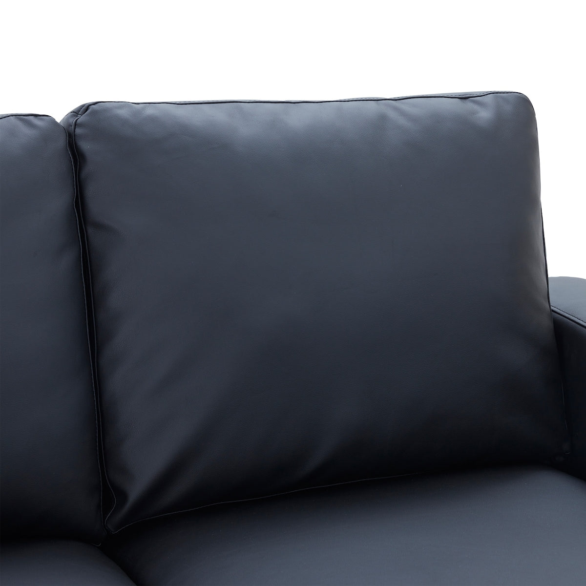 Modern Style Loveseat PU Leather Upholstered Couch Furniture for Home or Office (Loveseat)