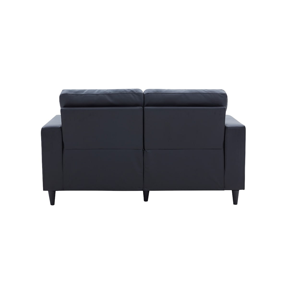 Modern Style Loveseat PU Leather Upholstered Couch Furniture for Home or Office (Loveseat)