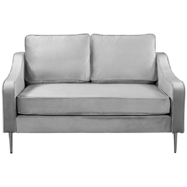 Modern Style Loveseat Velvet Upholstered Couch Furniture for Home or Office (2-Seat)