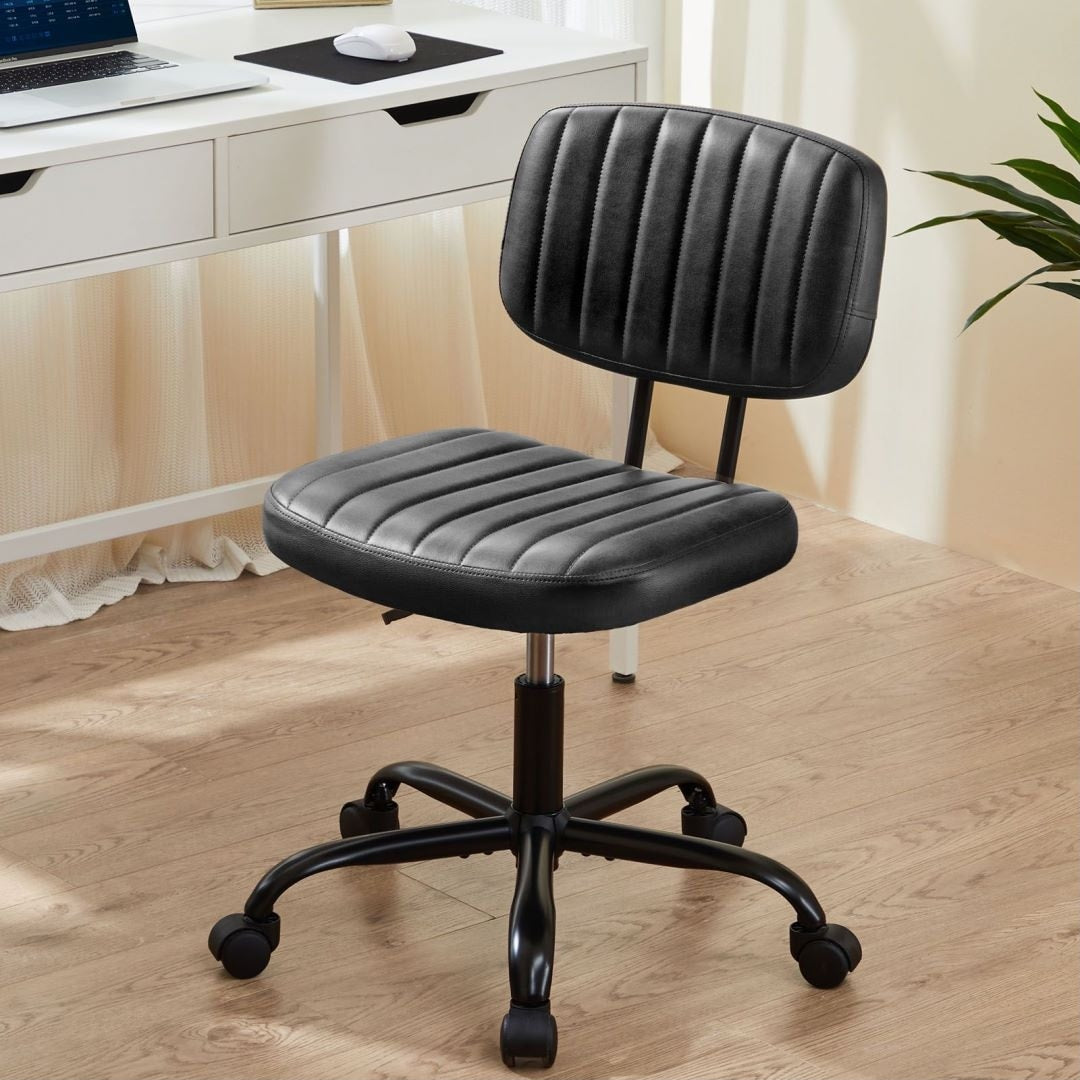 Modern Swivel Round Chair Vertical Stripe Office Computer Desk Kids