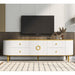 Modern TV Stand for TVs up to 80 Inches, Entertainment Center , Wood TV Console Table