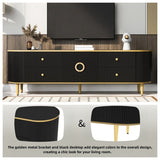 Modern TV Stand for TVs up to 80 Inches, Entertainment Center , Wood TV Console Table