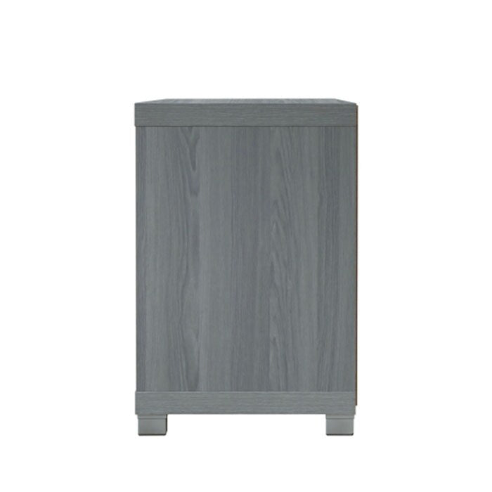 Modern TV stand wood TV console with grey finish