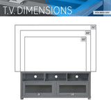 Modern TV stand wood TV console with grey finish