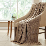 Modern Threads Oversized Cable-knit Cotton Throw Blanket (50 x 70)