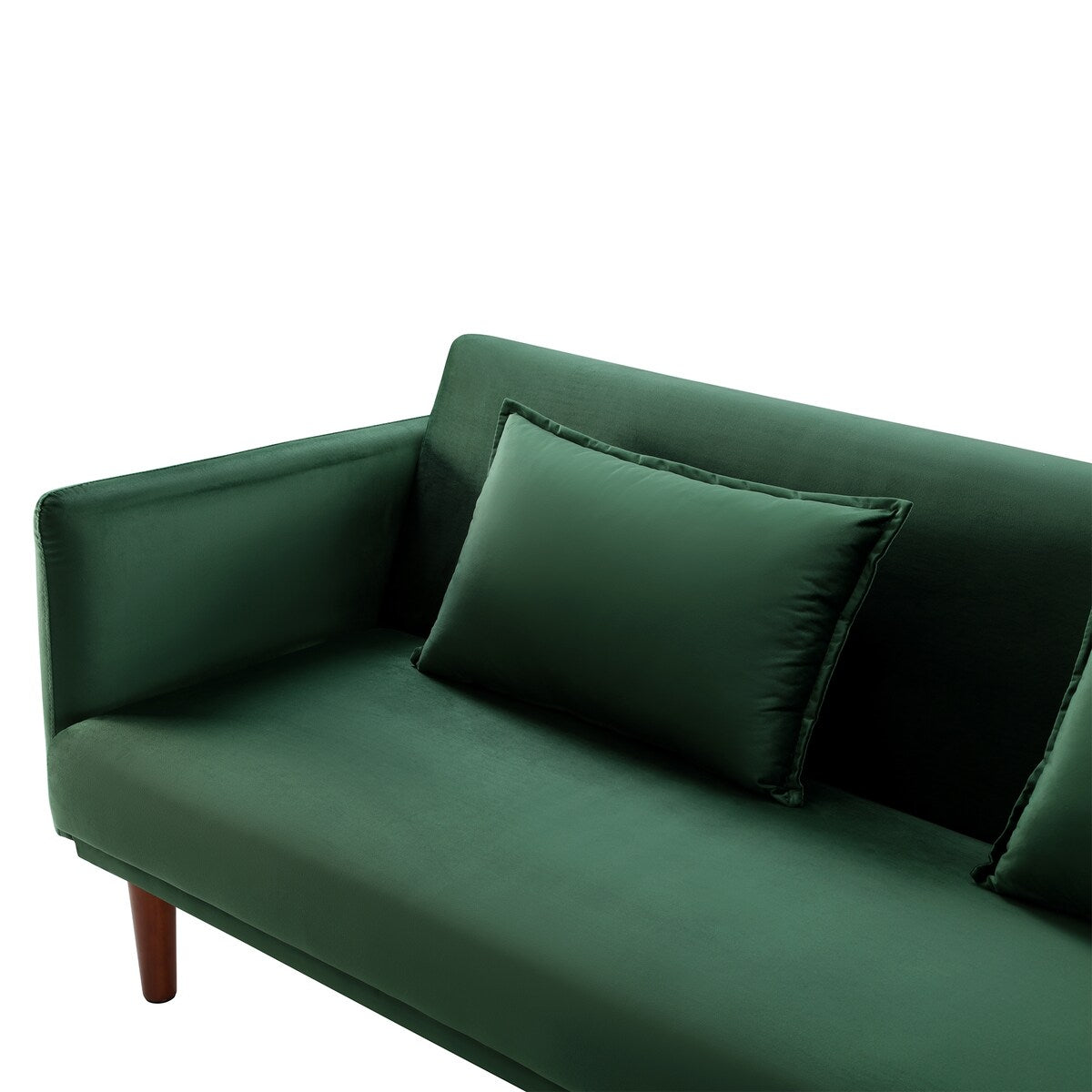 Modern Upholstered 3-Seater Adjustable Backrest Sofa Bed
