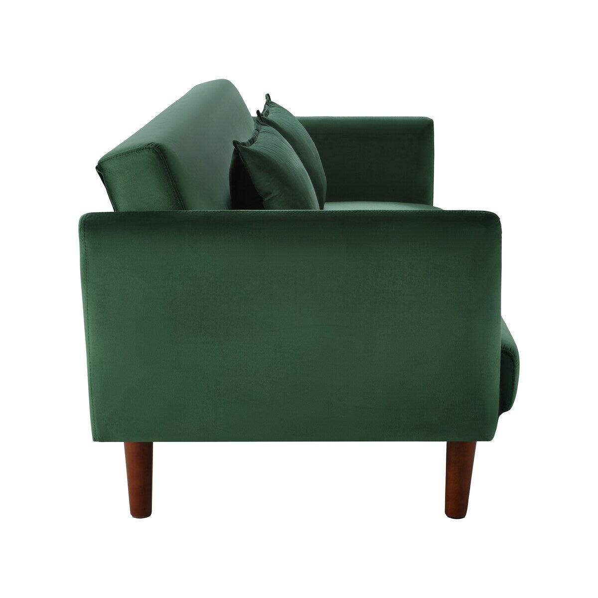 Modern Upholstered 3-Seater Adjustable Backrest Sofa Bed