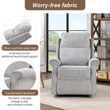 Modern Upholstered Lounge Single Sofa Oversize Recliner Chair with Soft Durable Fabric and Tall Neck Support, for Living Room