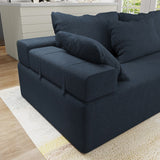 Modern Upholstered Sectional Sofa Couch Set,Modular 108" L Shaped Sectional With 6 Pillows,Free Combination Sofa Couch