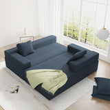Modern Upholstered Sectional Sofa Couch Set,Modular 108" L Shaped Sectional With 6 Pillows,Free Combination Sofa Couch