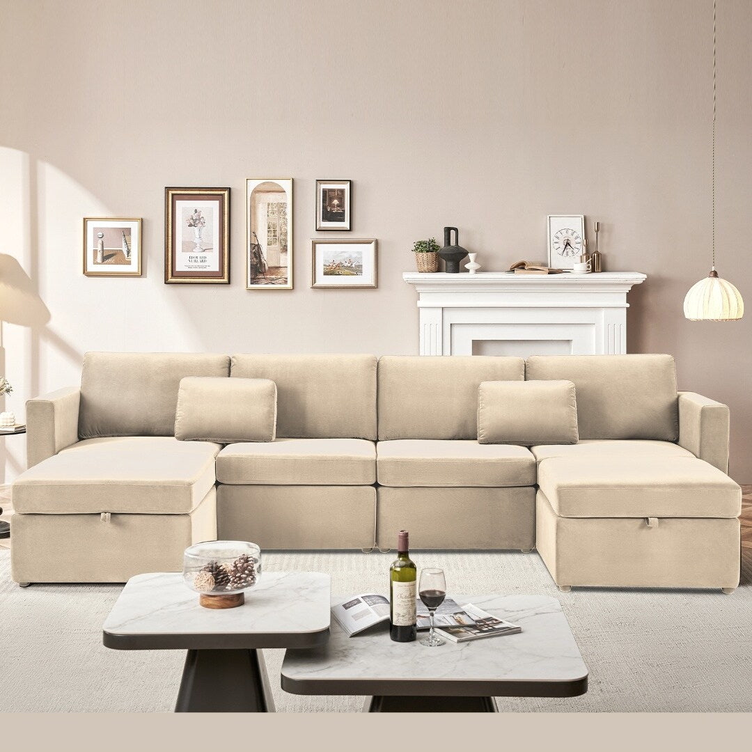 Cream sofa l shape hotsell