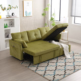 Modern Velvet L-Shaped Modular Reversible Sleeper Sectional Sofa Couch with Reversible Chaise and Storage Seats