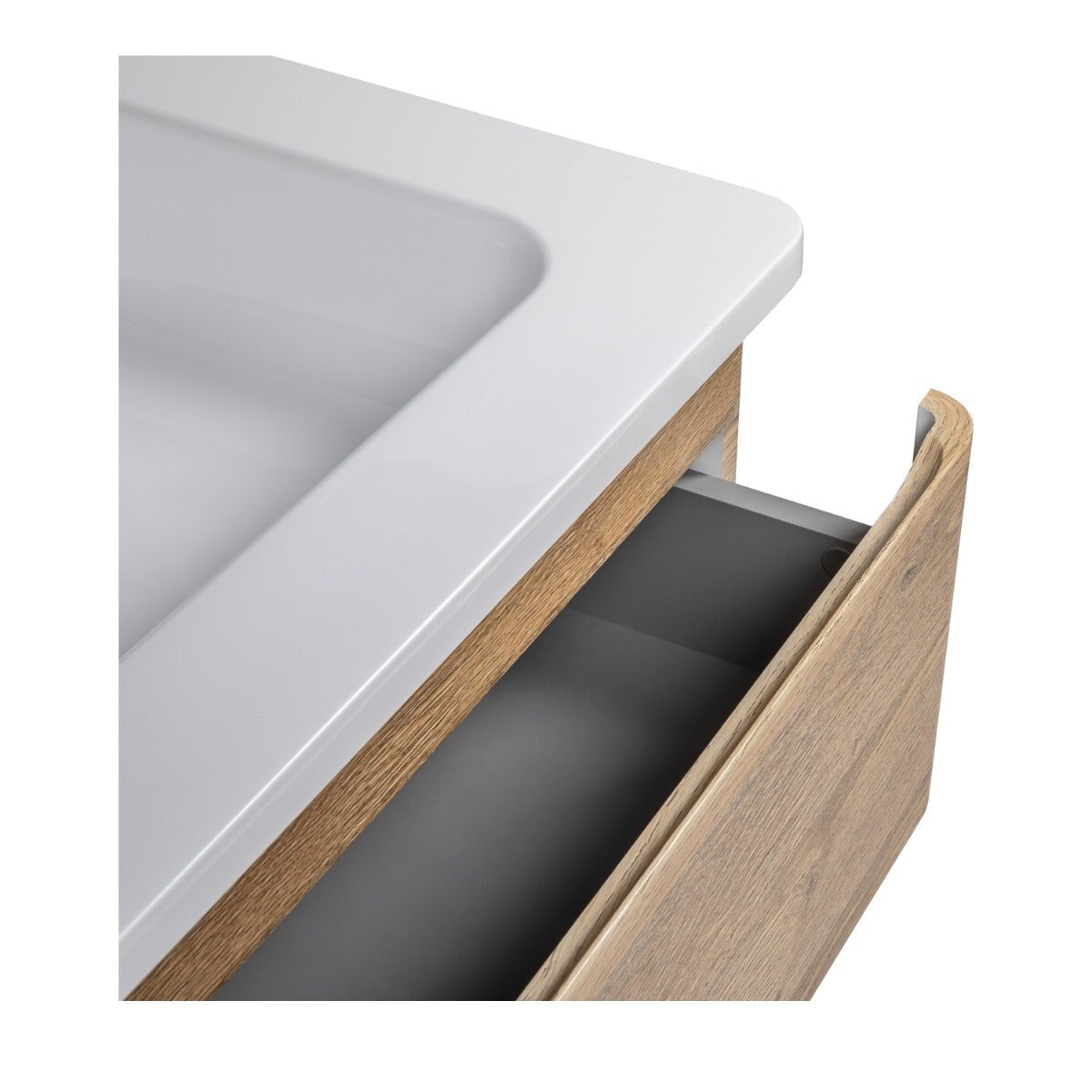 Wall-Mounted Bathroom Vanity with Washbasin Comfort Collection No Mirror