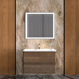Wall-Mounted Bathroom Vanity with Washbasin Comfort Collection No Mirror