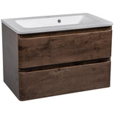 Wall-Mounted Bathroom Vanity with Washbasin Comfort Collection No Mirror