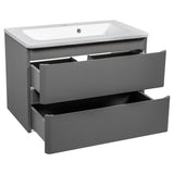 Wall-Mounted Bathroom Vanity with Washbasin Comfort Collection No Mirror