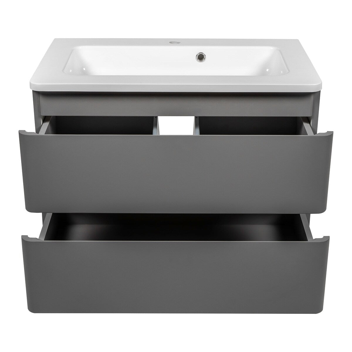 Wall-Mounted Bathroom Vanity with Washbasin Comfort Collection No Mirror