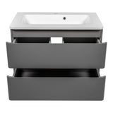 Wall-Mounted Bathroom Vanity with Washbasin Comfort Collection No Mirror