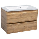 Wall-Mounted Bathroom Vanity with Washbasin Comfort Collection No Mirror