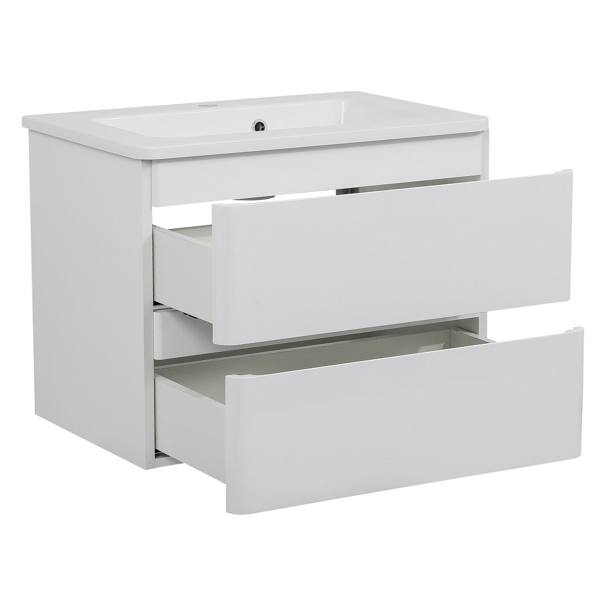 Wall-Mounted Bathroom Vanity with Washbasin Comfort Collection No Mirror