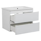 Wall-Mounted Bathroom Vanity with Washbasin Comfort Collection No Mirror