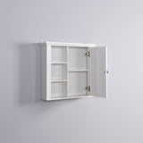 Modern White Bathroom Wooden Wall Cabinet with Door and Shelf