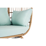 Modern Wicker Egg Chair with 5 Cushions: Comfortable and Durable Lounger for Patio, Backyard, and Living Room