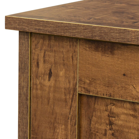 Modern Wood Buffet Sideboard With 2 Doors And 2 Drawers