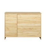 Modern Wood Buffet Sideboard With 2 Doors And 2 Drawers