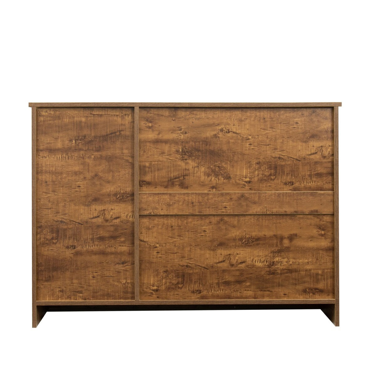 Modern Wood Buffet Sideboard With 2 Doors And 2 Drawers