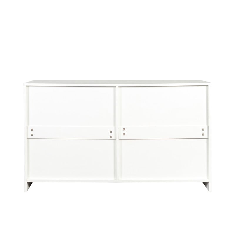 Modern Wood Dresser for Bedroom with Wide Drawers