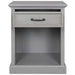 Modern Wooden Nightstand with Drawers Storage