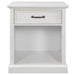 Modern Wooden Nightstand with Drawers Storage
